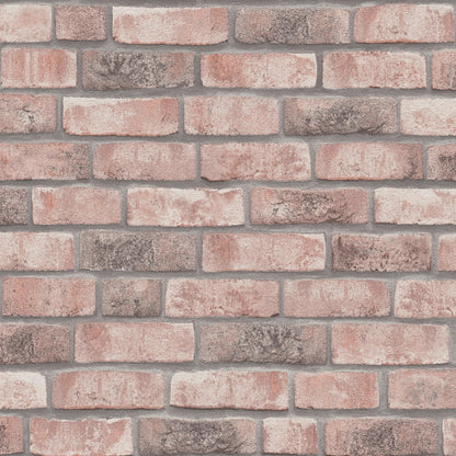 GALERIE WALLCOVERINGS The Bricks And More    Pink   - BB51109