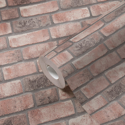 GALERIE WALLCOVERINGS The Bricks And More    Pink   - BB51109