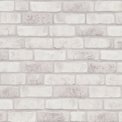 GALERIE WALLCOVERINGS The Bricks And More    White   - BB51110