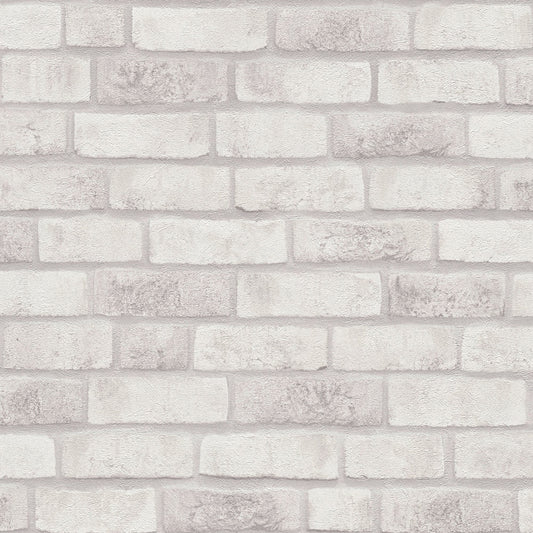 GALERIE WALLCOVERINGS The Bricks And More    White   - BB51110