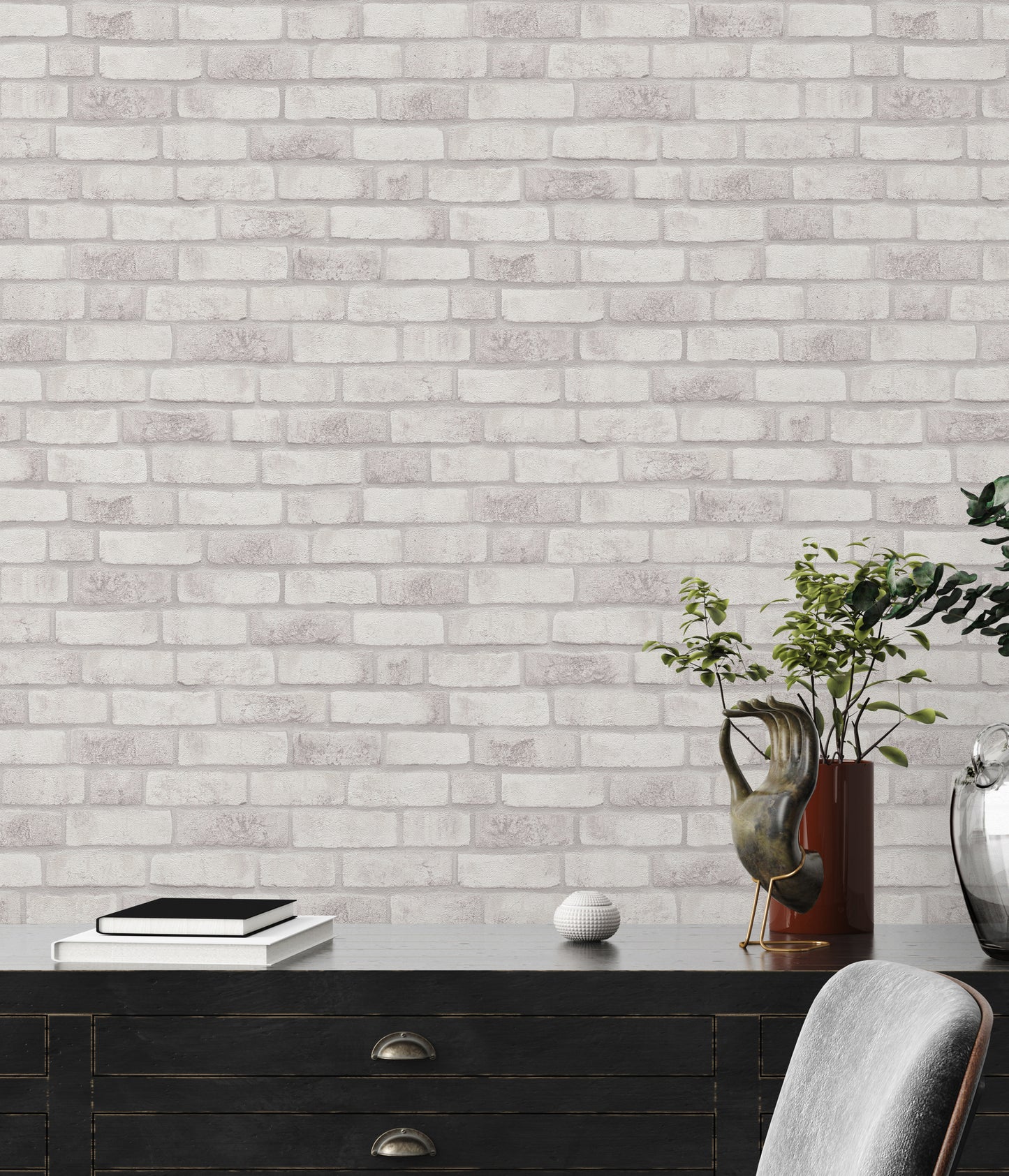 GALERIE WALLCOVERINGS The Bricks And More    White   - BB51110