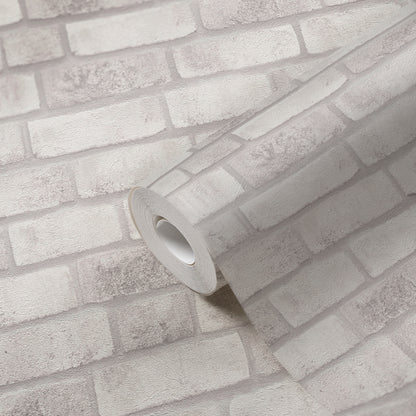 GALERIE WALLCOVERINGS The Bricks And More    White   - BB51110