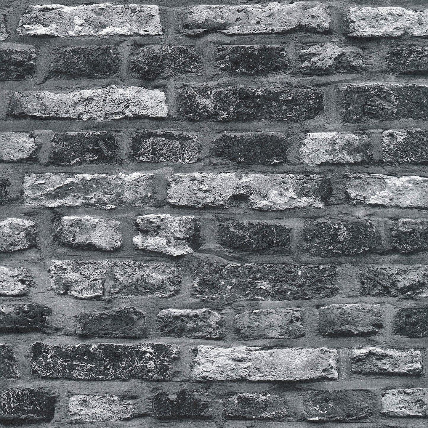 GALERIE WALLCOVERINGS The Bricks And More    Silver - Grey   - BB51112