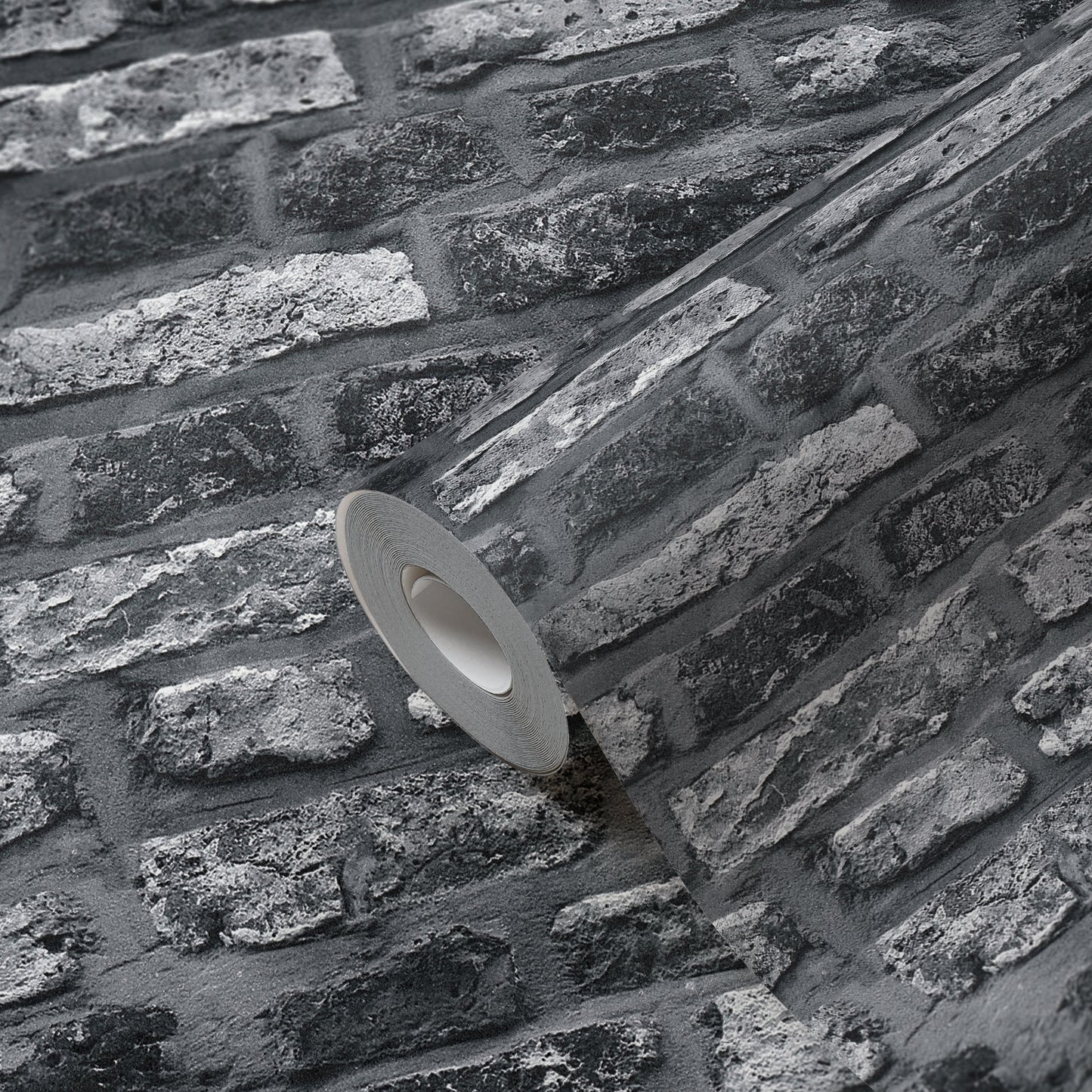 GALERIE WALLCOVERINGS The Bricks And More    Silver - Grey   - BB51112