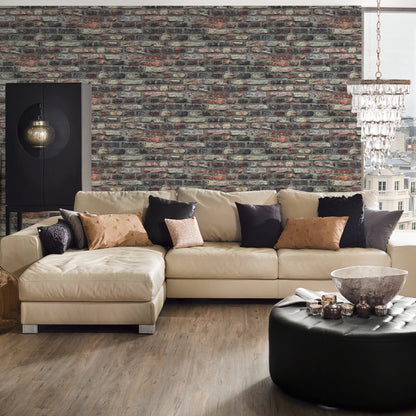 GALERIE WALLCOVERINGS The Bricks And More    Multi-coloured   - BB51113