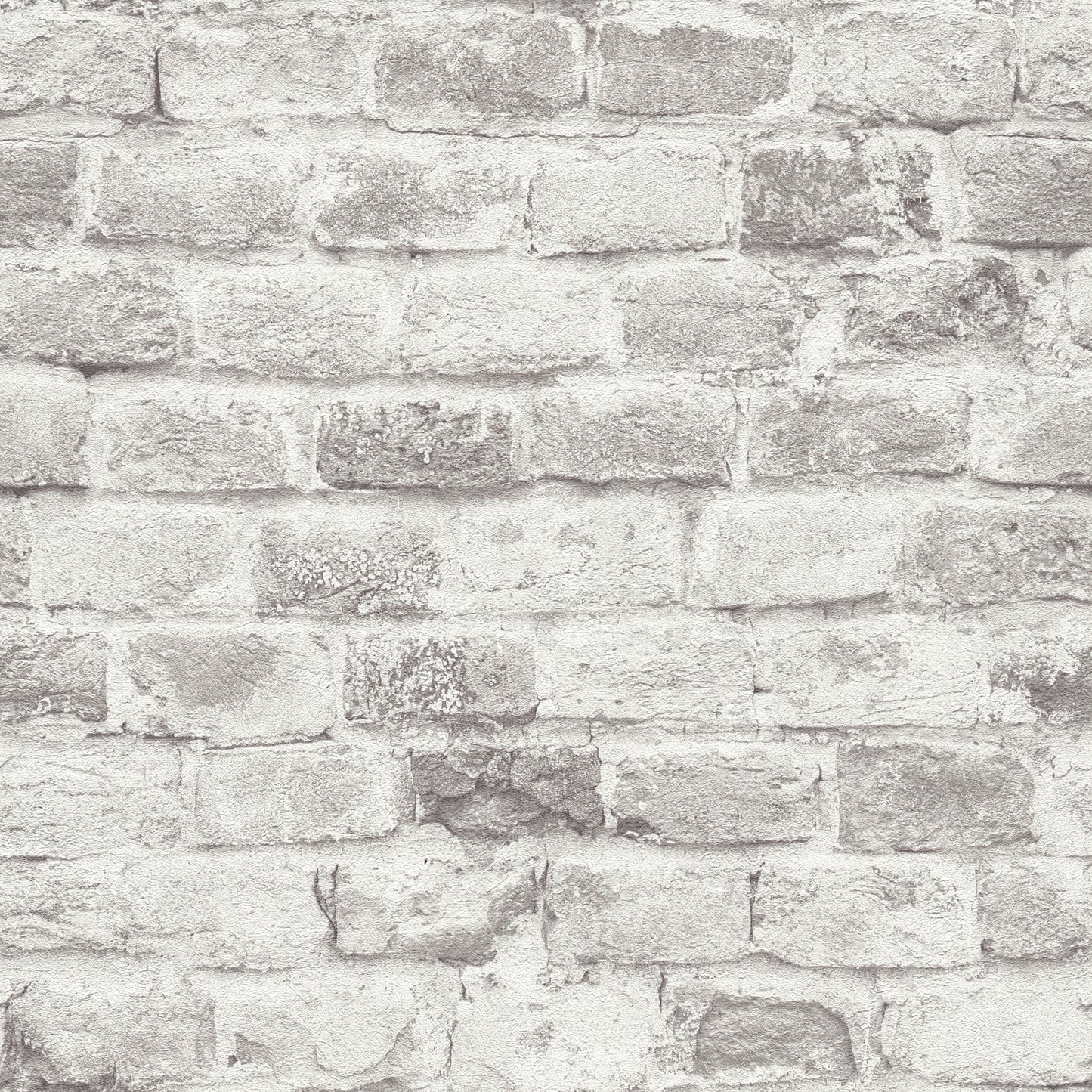 GALERIE WALLCOVERINGS The Bricks And More    Silver - Grey   - BB51118