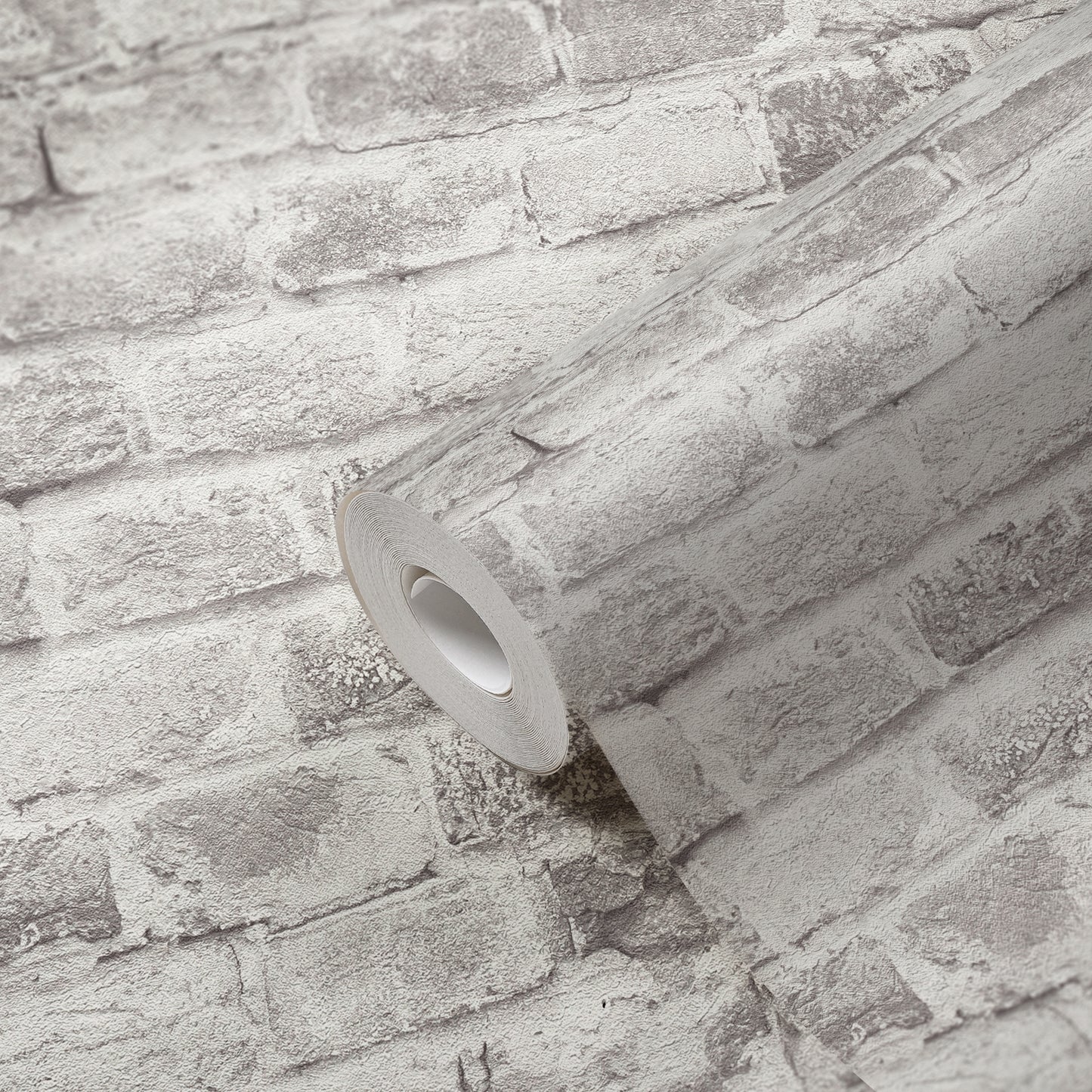 GALERIE WALLCOVERINGS The Bricks And More    Silver - Grey   - BB51118