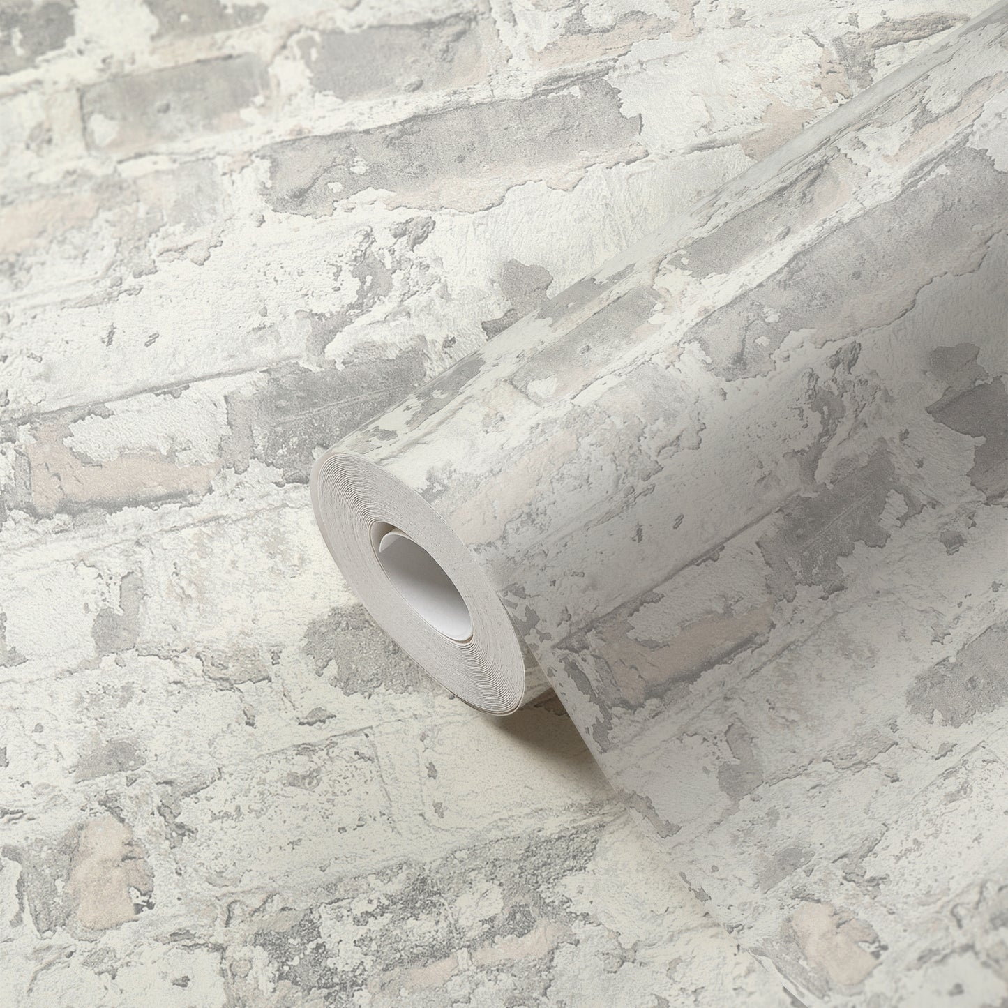 GALERIE WALLCOVERINGS The Bricks And More    Silver - Grey   - BB51119