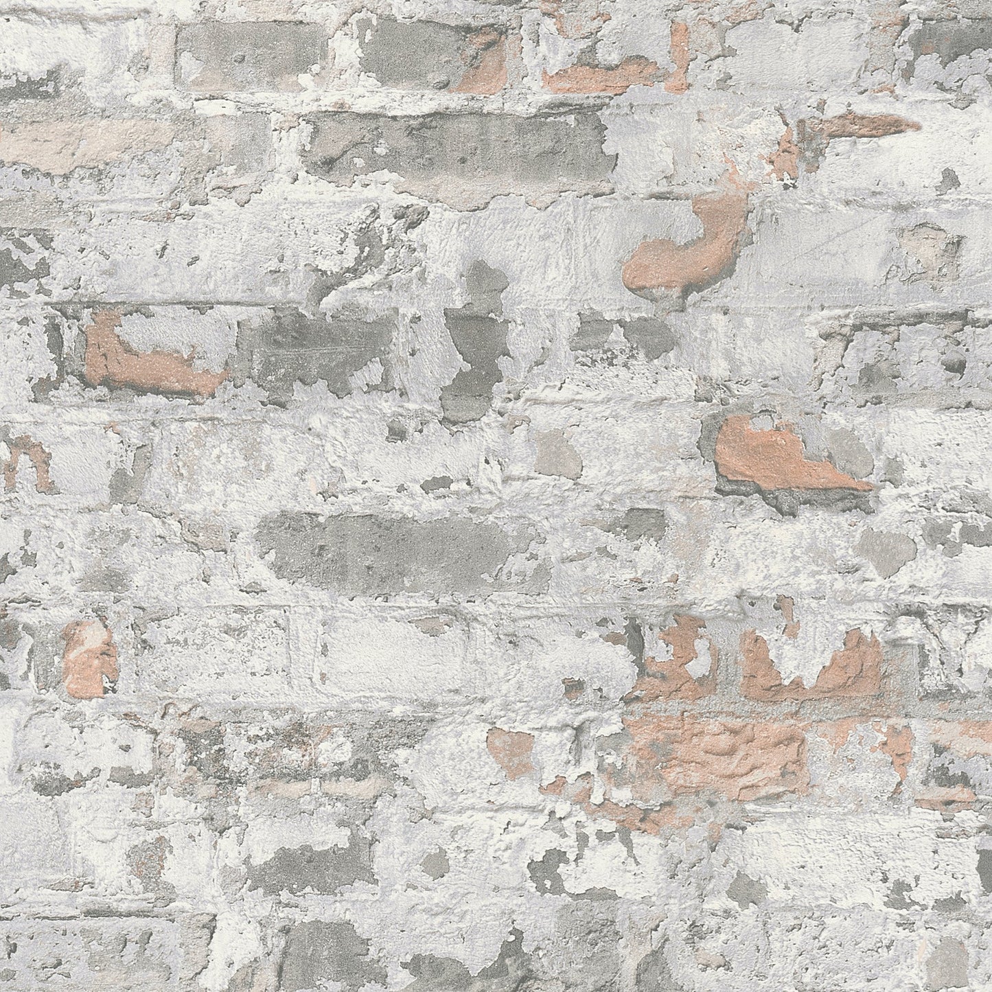 GALERIE WALLCOVERINGS The Bricks And More    Silver - Grey   - BB51120