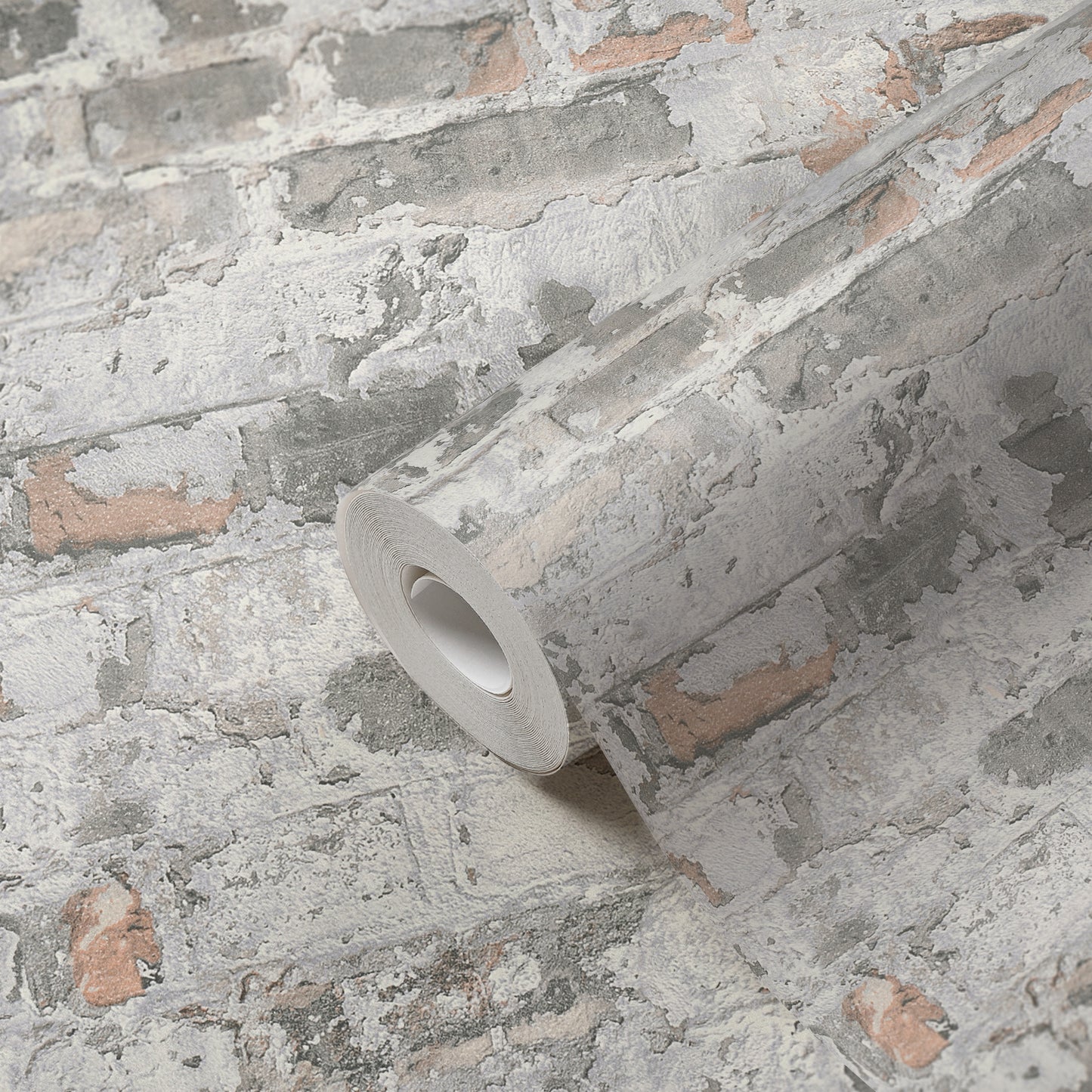 GALERIE WALLCOVERINGS The Bricks And More    Silver - Grey   - BB51120