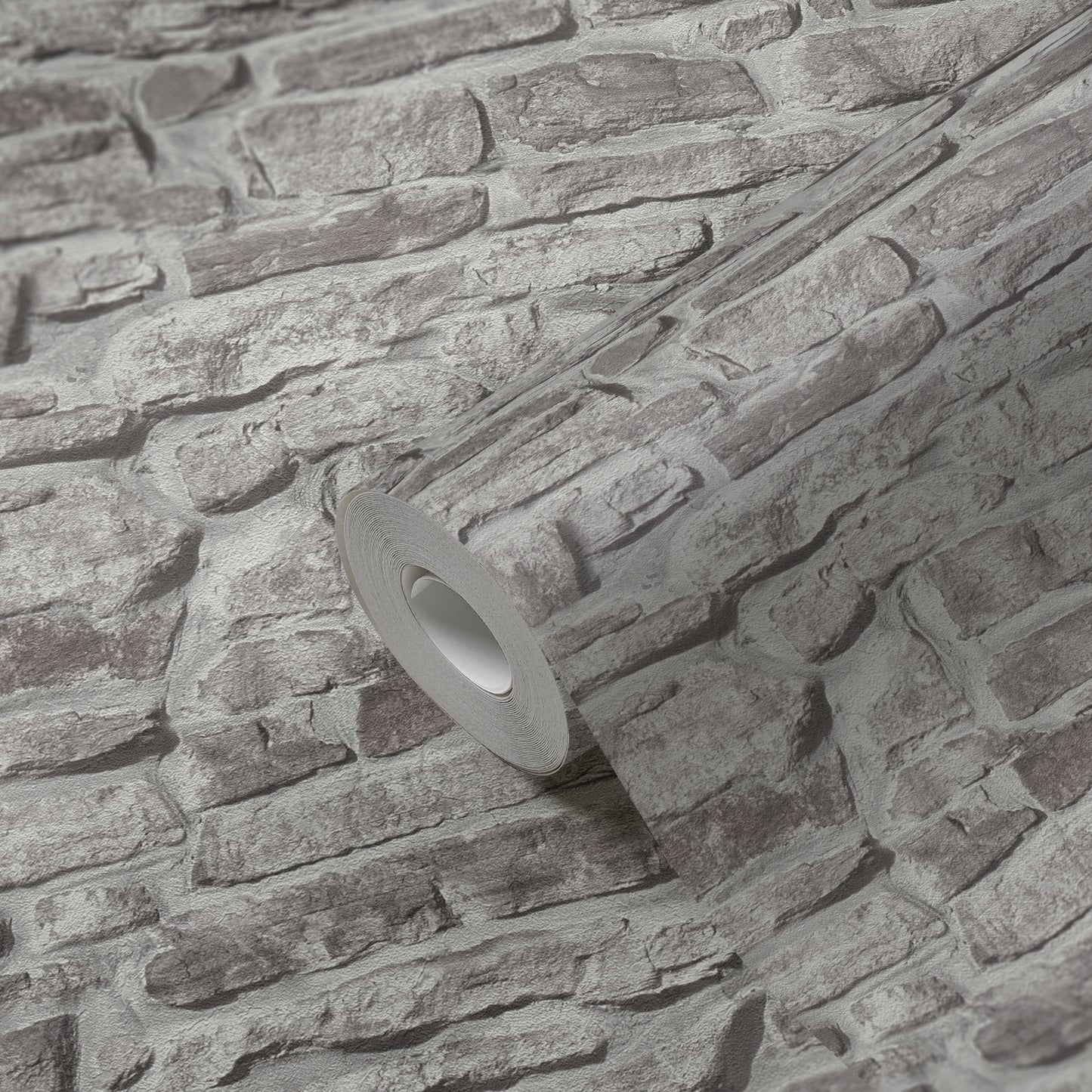 GALERIE WALLCOVERINGS The Bricks And More    Silver - Grey   - BB51125