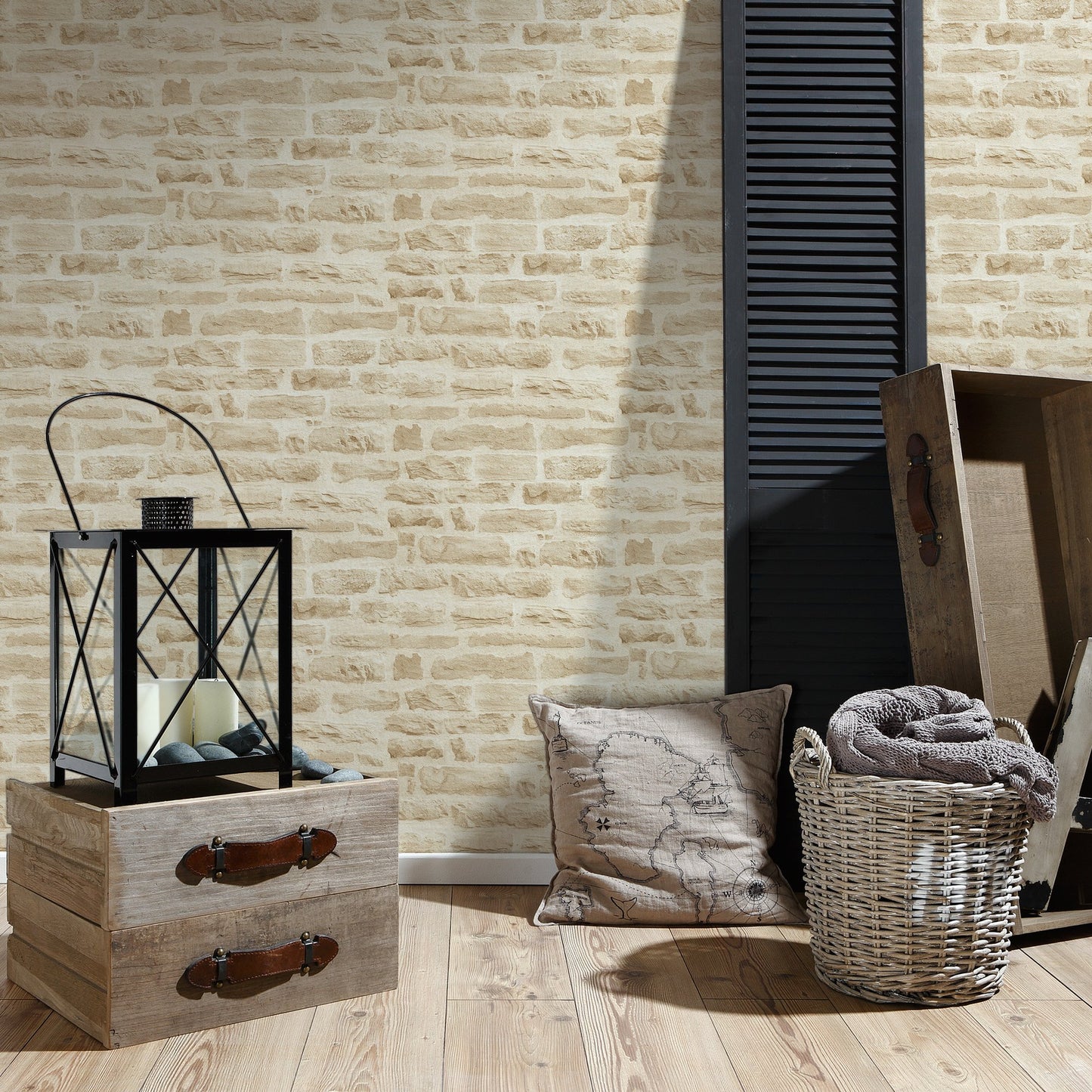 GALERIE WALLCOVERINGS The Bricks And More    Beige   - BB51128