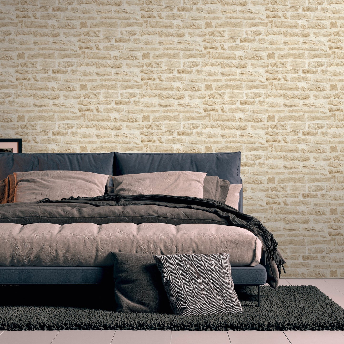 GALERIE WALLCOVERINGS The Bricks And More    Beige   - BB51128