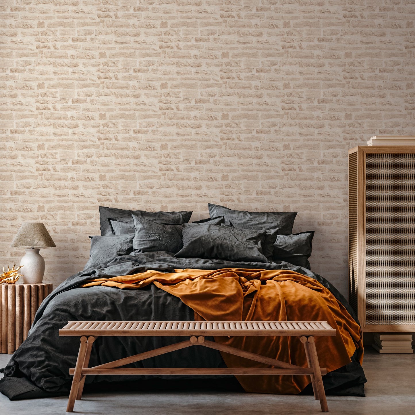 GALERIE WALLCOVERINGS The Bricks And More    Beige   - BB51129