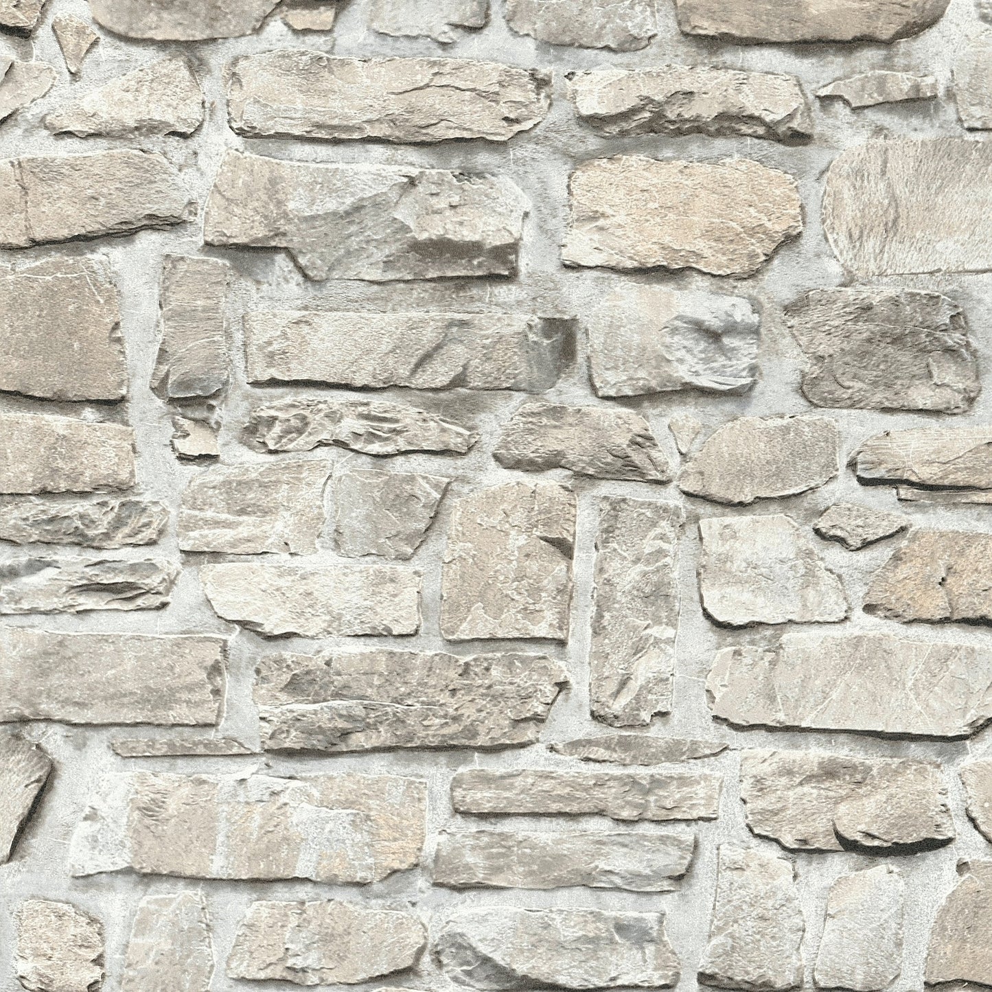 GALERIE WALLCOVERINGS The Bricks And More    Silver - Grey   - BB51130