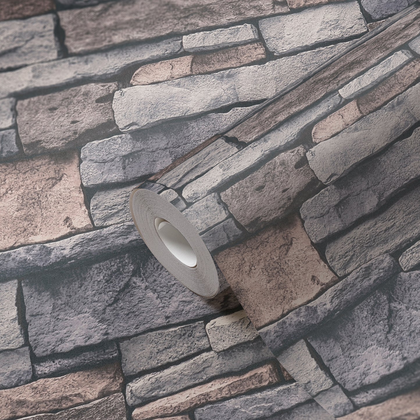 GALERIE WALLCOVERINGS The Bricks And More    Silver - Grey   - BB51132