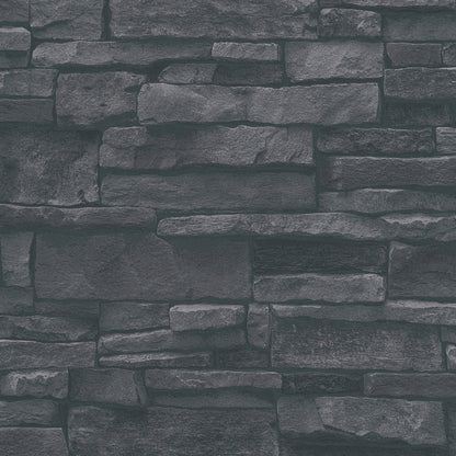 GALERIE WALLCOVERINGS The Bricks And More    Black   - BB51133