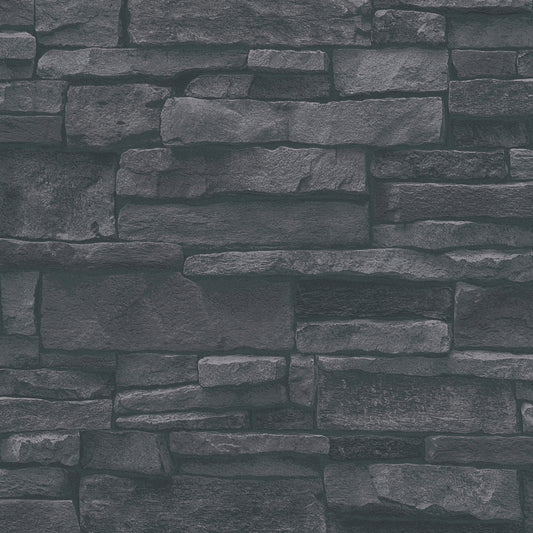 GALERIE WALLCOVERINGS The Bricks And More    Black   - BB51133