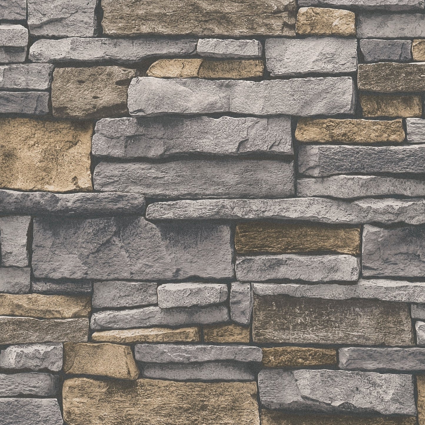 GALERIE WALLCOVERINGS The Bricks And More    Silver - Grey   - BB51134