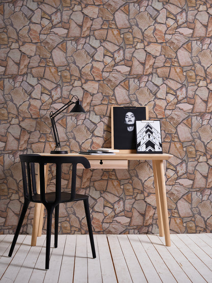 GALERIE WALLCOVERINGS The Bricks And More    Beige   - BB51136