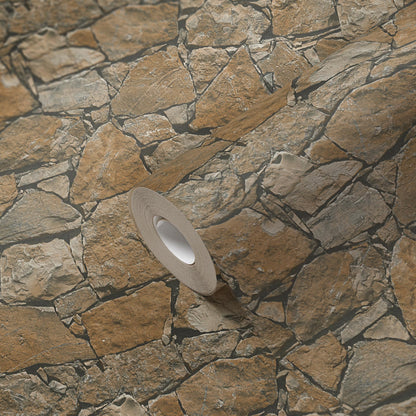 GALERIE WALLCOVERINGS The Bricks And More    Bronze - Brown   - BB51138
