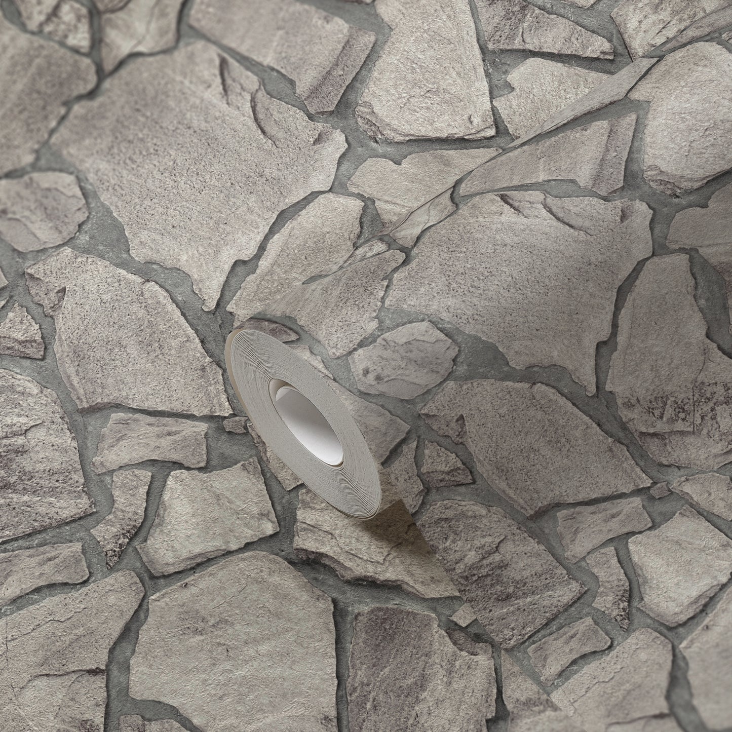 GALERIE WALLCOVERINGS The Bricks And More    Silver - Grey   - BB51140