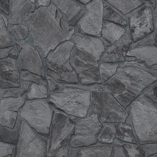 GALERIE WALLCOVERINGS The Bricks And More    Silver - Grey   - BB51141