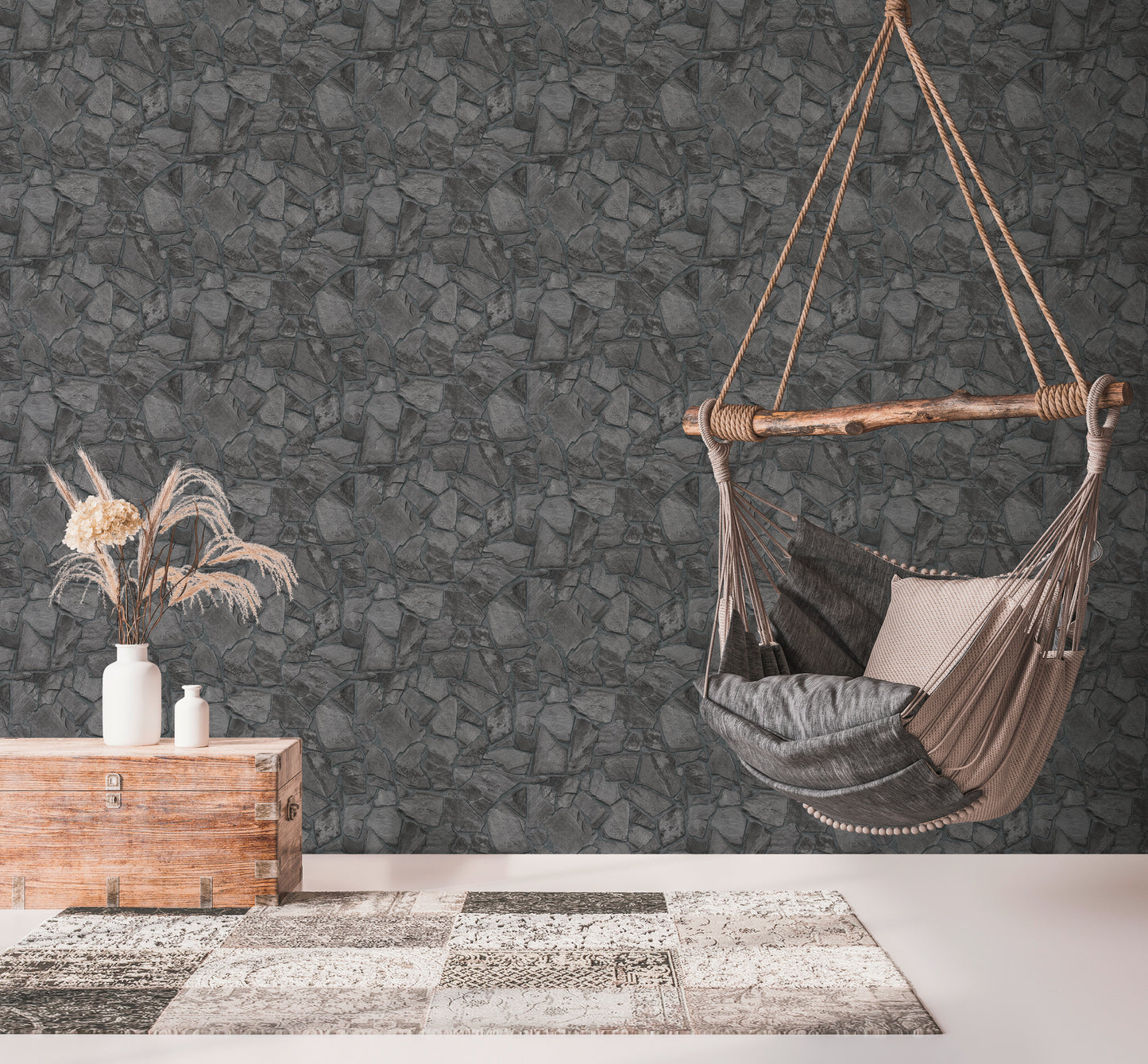 GALERIE WALLCOVERINGS The Bricks And More    Silver - Grey   - BB51141