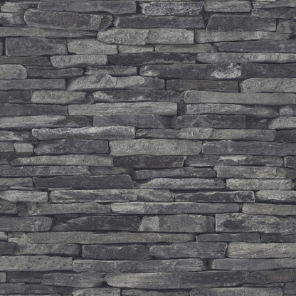 GALERIE WALLCOVERINGS The Bricks And More    Silver - Grey   - BB51146