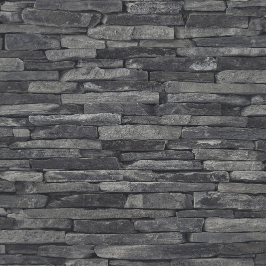 GALERIE WALLCOVERINGS The Bricks And More    Silver - Grey   - BB51146