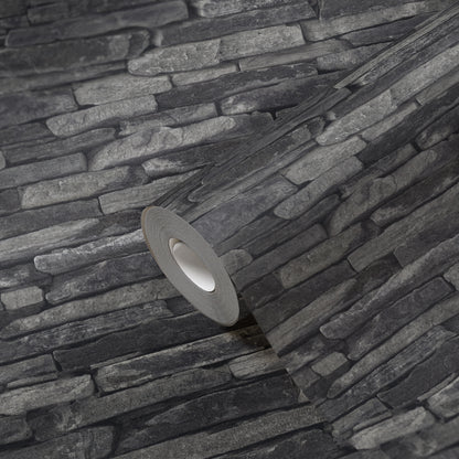 GALERIE WALLCOVERINGS The Bricks And More    Silver - Grey   - BB51146