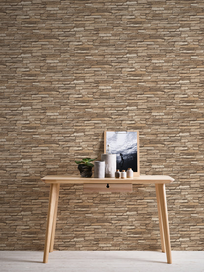 GALERIE WALLCOVERINGS The Bricks And More    Beige   - BB51147