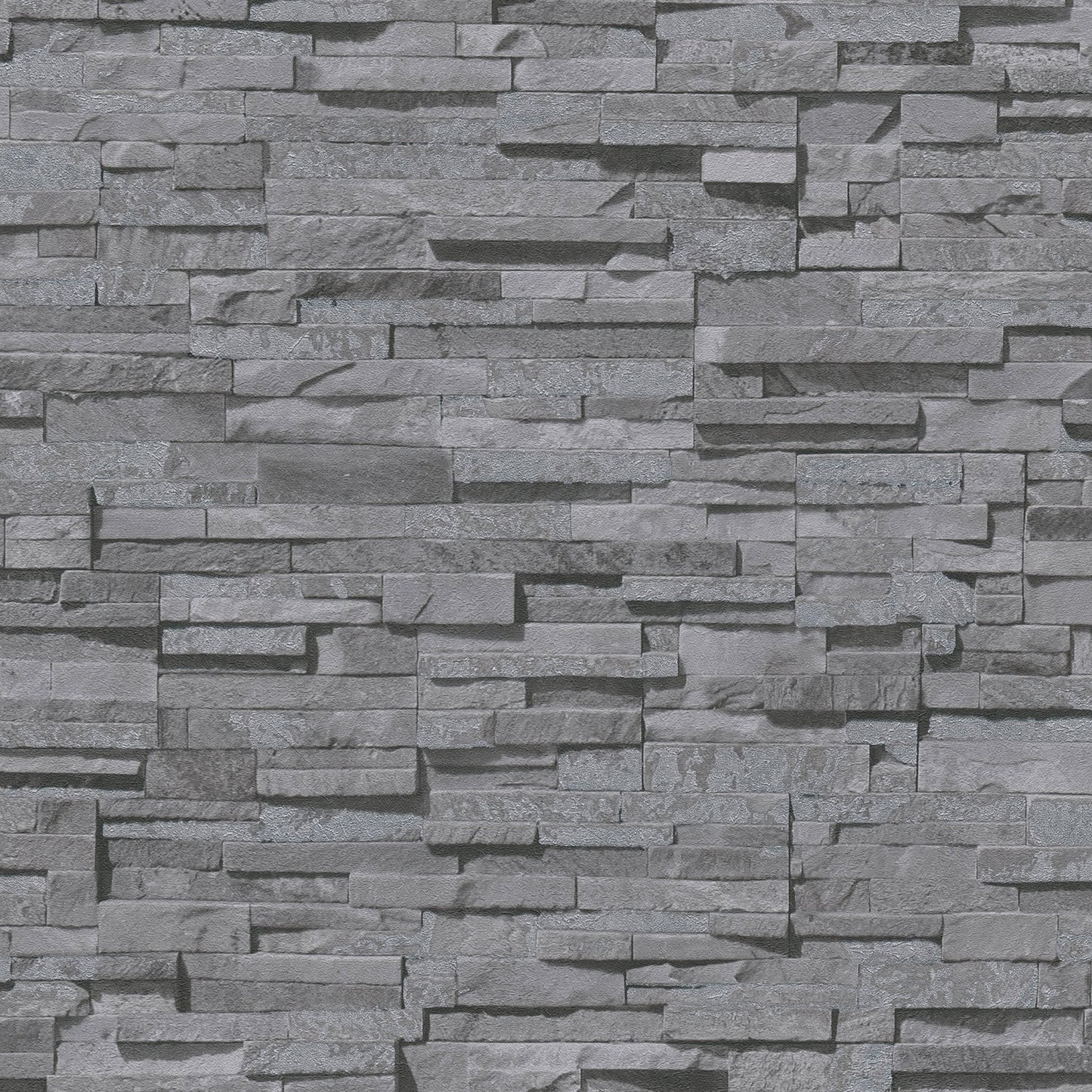 GALERIE WALLCOVERINGS The Bricks And More    Silver - Grey   - BB51149