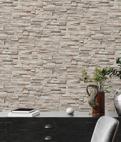 GALERIE WALLCOVERINGS The Bricks And More    Beige   - BB51151