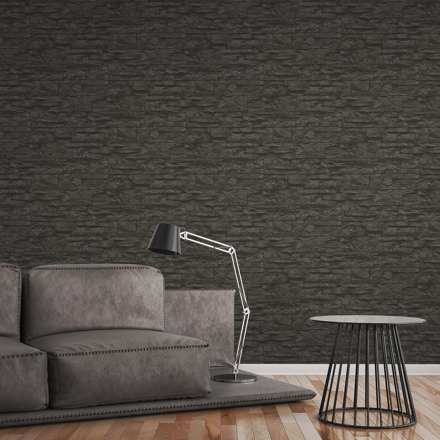 GALERIE WALLCOVERINGS The Bricks And More    Silver - Grey   - BB51153