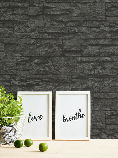 GALERIE WALLCOVERINGS The Bricks And More    Silver - Grey   - BB51153