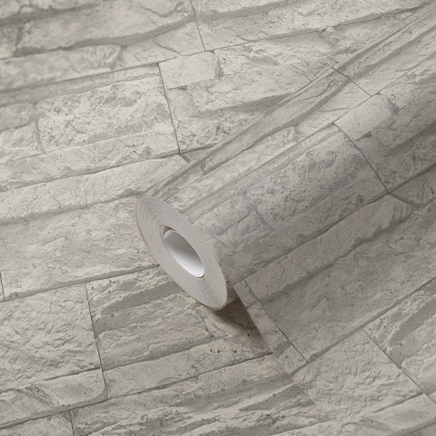 GALERIE WALLCOVERINGS The Bricks And More    Silver - Grey   - BB51154