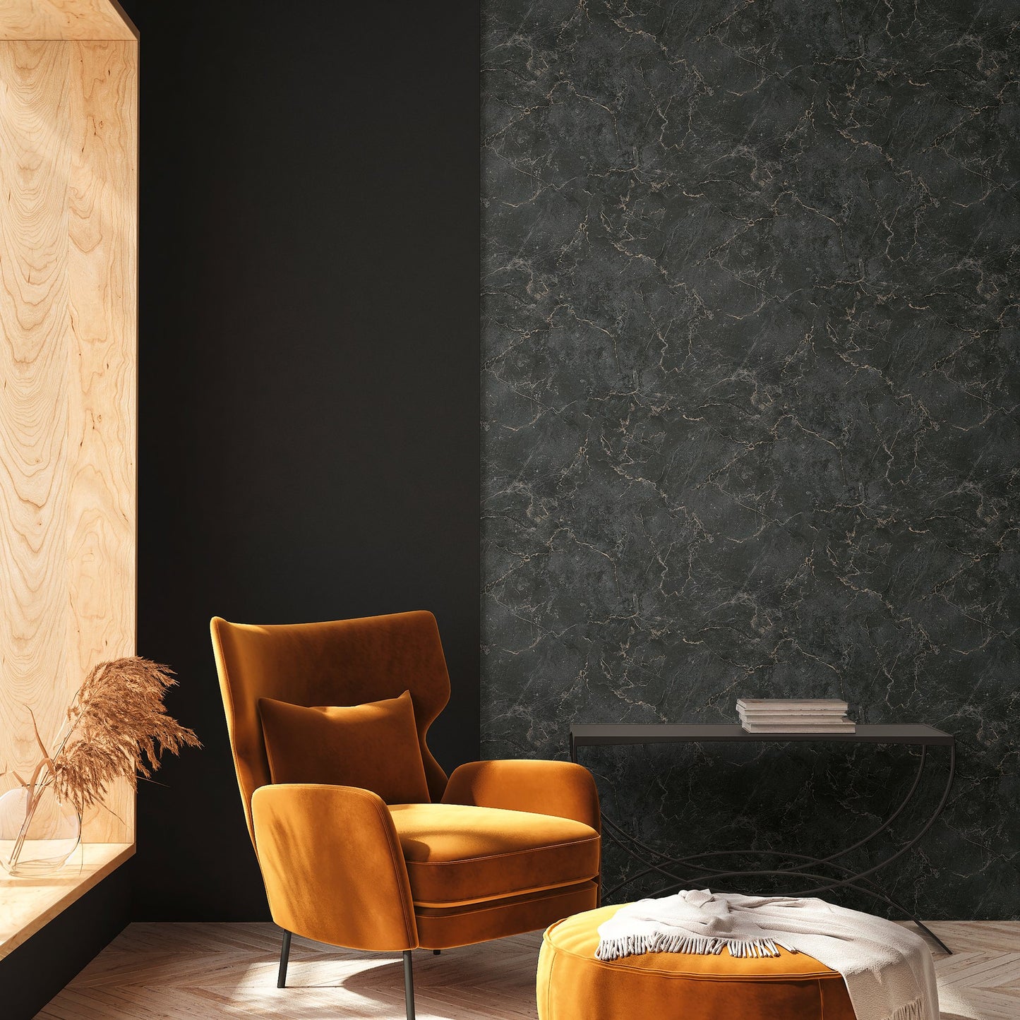 GALERIE WALLCOVERINGS The Bricks And More    Black   - BB51155