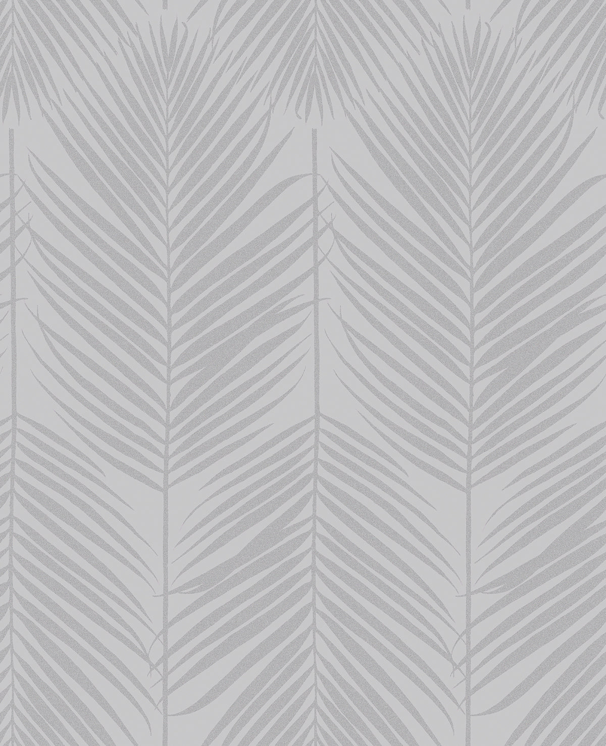 Seabrook Designs Etten Beaded Persei Palm Botanical Contemporary Silver Semi-Gloss Sidewall - BD50010