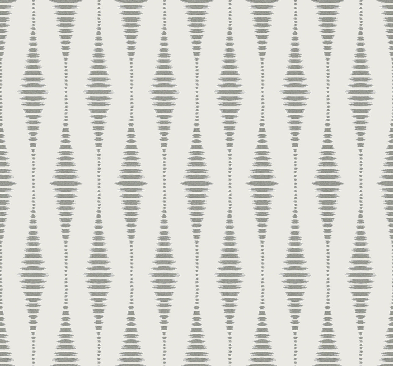 Seabrook Designs Etten Beaded Diamond Stripe Geometric Contemporary Silver Semi-Gloss Sidewall - BD50600