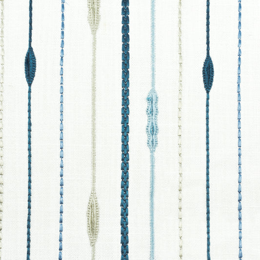 STOUT TEXTILES  MULTIPURPOSE,EMBROIDERIES TRANSITIONAL,, STRIPE DENIM   - BEAC-2