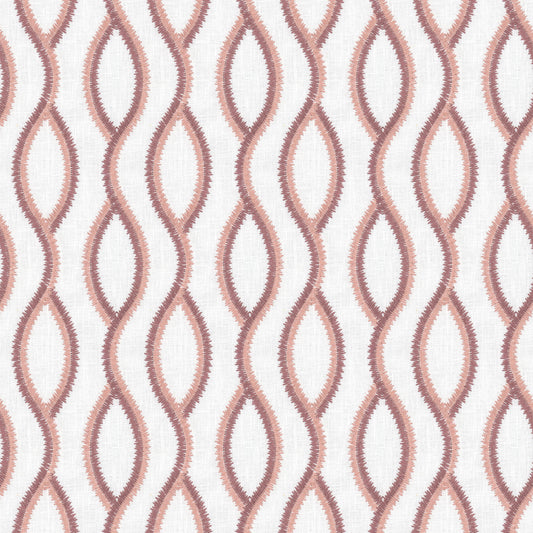 STOUT TEXTILES  MULTIPURPOSE,EMBROIDERIES TRANSITIONAL,, OGEE BLUSH   - BECA-1