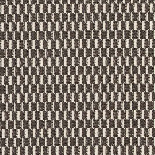 JF Fabrics BECKETT 39 Fabric Check, Mini Brown, Cream  Jacquard - 9286539 J9391
