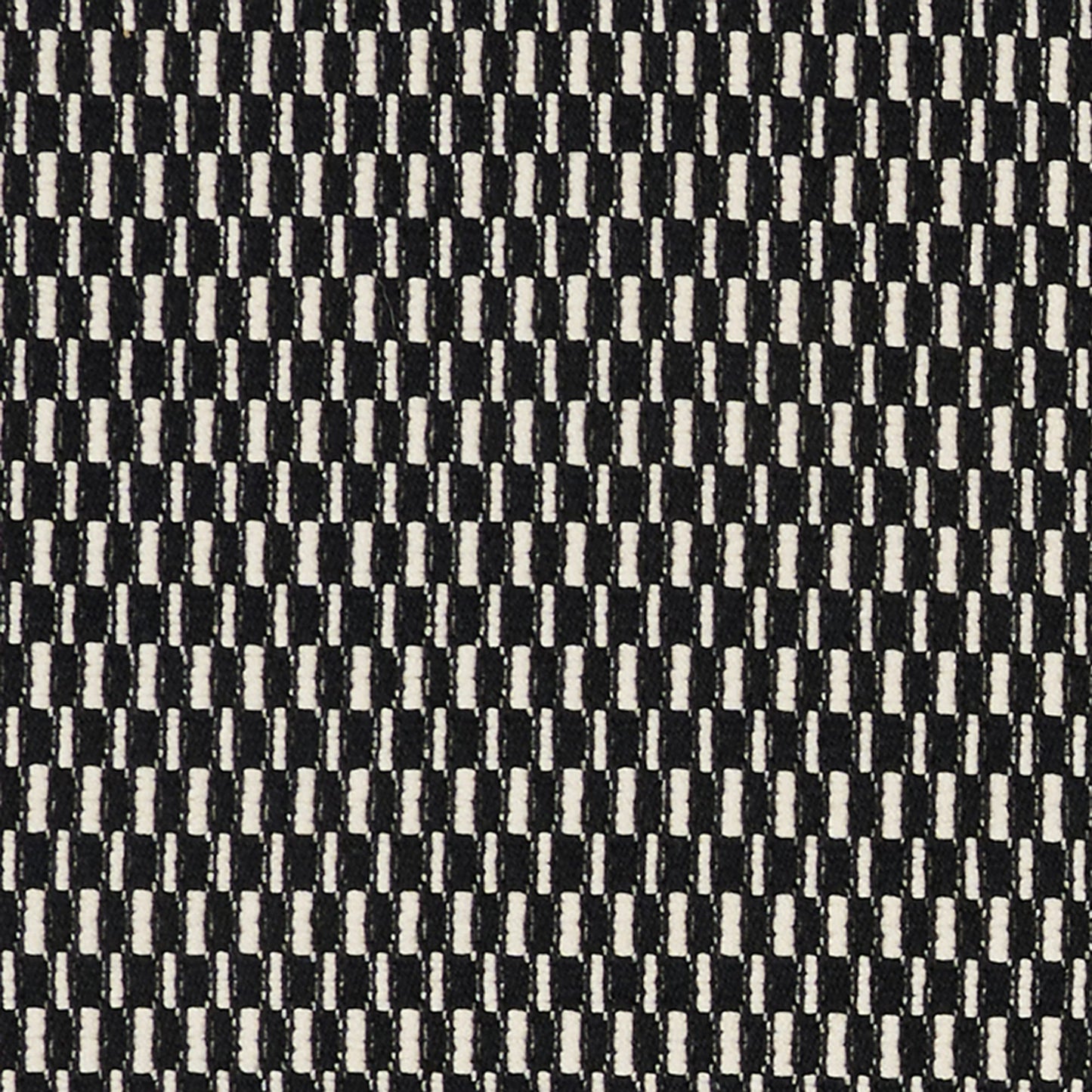 JF Fabrics BECKETT 99 Fabric Check, Mini Black, White  Jacquard - 9286599 J9421