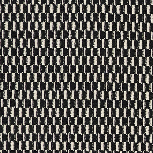 JF Fabrics BECKETT 99 Fabric Check, Mini Black, White  Jacquard - 9286599 J9421