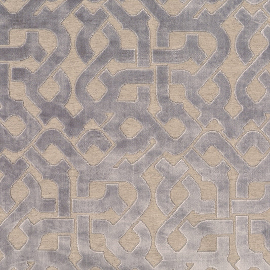 JF Fabrics JF Studio BEGUILE 94 Fabric Traditional,Transitional,Contemporary,Geometric Creme,Beige,Grey,Silver  Jacquard,Texture,Velvet - 5500794 SJ101