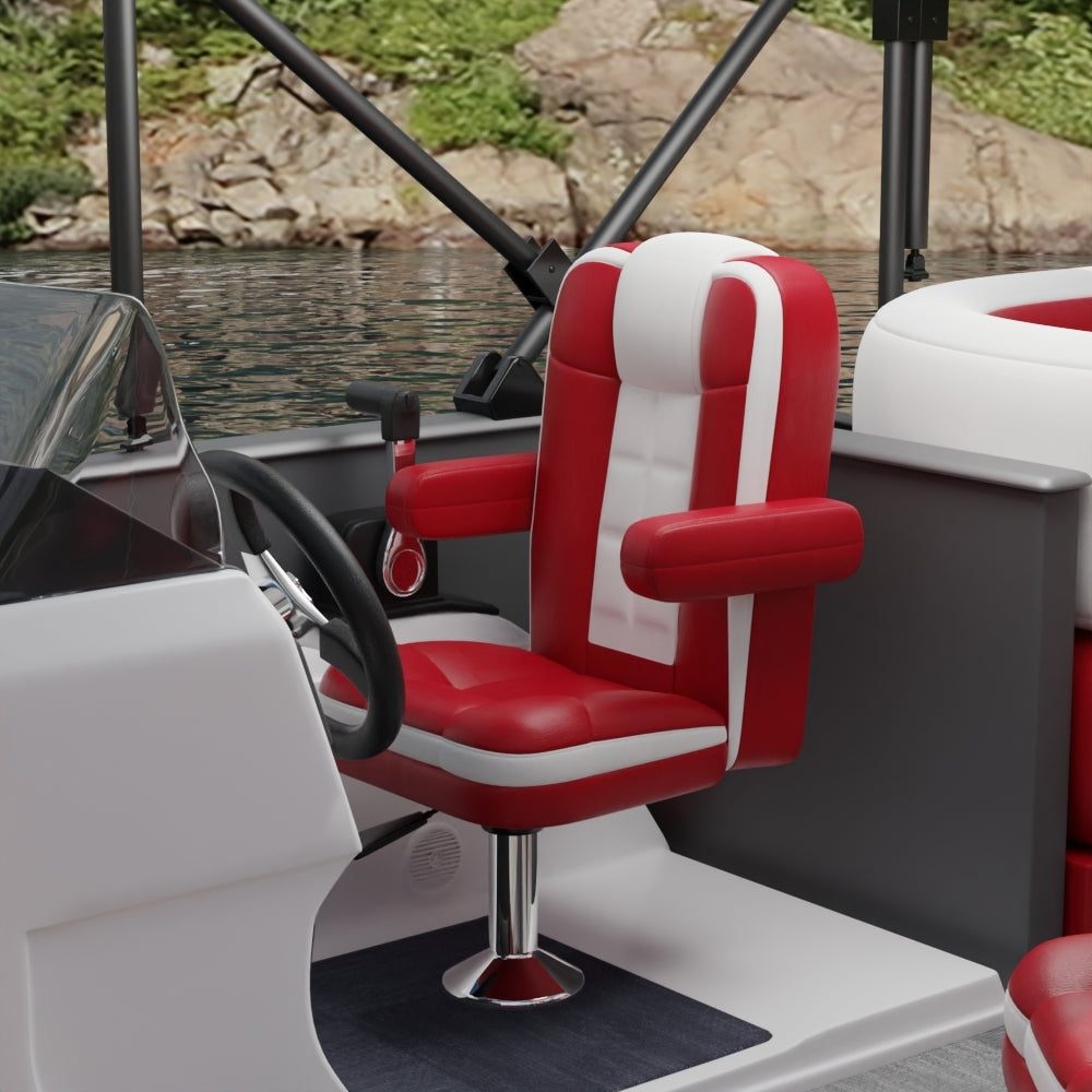 Red solid fabric swatch.