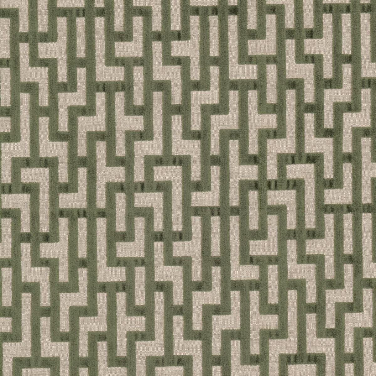 STOUT TEXTILES  UPHOLSTERY,VELVET TRADITIONAL, GEOMETRIC DILL   - BERB-1