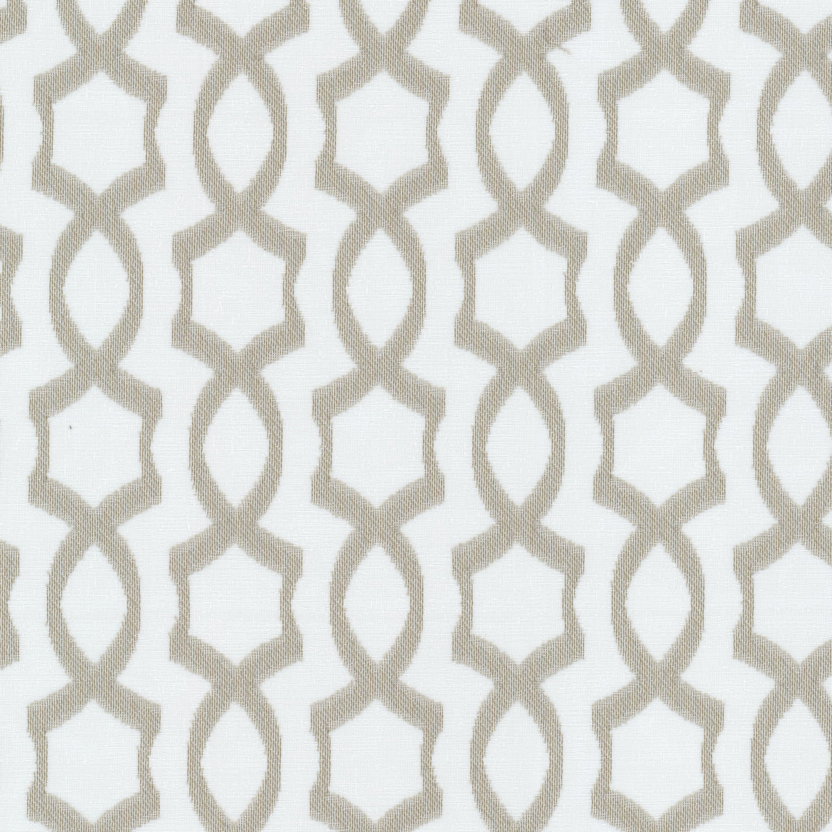 STOUT TEXTILES  DRAPERY,SHEER TRANSITIONAL,, OGEE KHAKI,PONGEE   - BERM-2