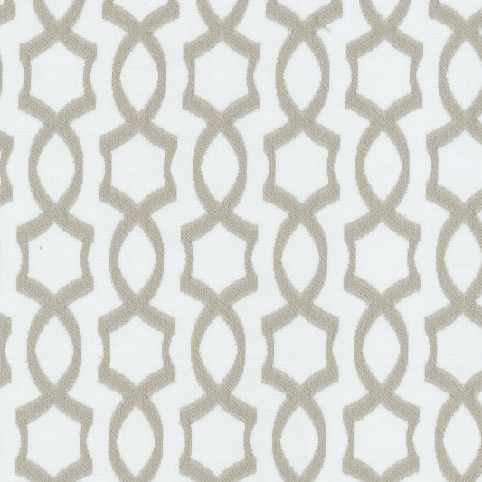 STOUT TEXTILES  DRAPERY,SHEER TRANSITIONAL,, OGEE KHAKI,PONGEE   - BERM-2
